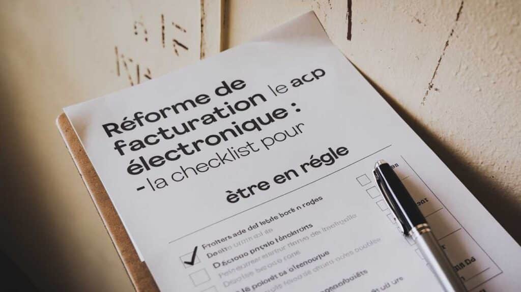 Réforme de la facturation électronique : la checklist pour être en règle