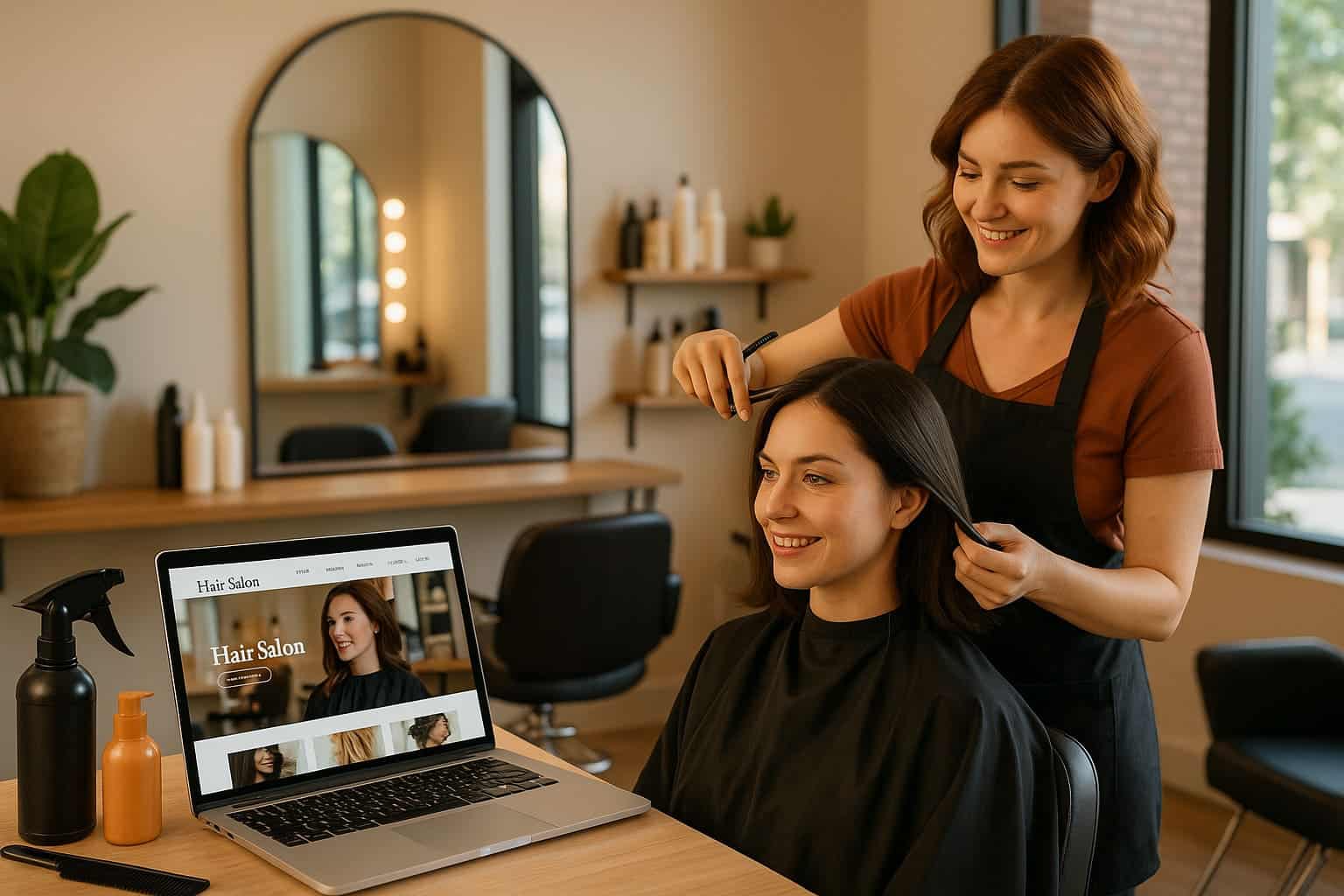 Créer un site Internet pour un salon de coiffure : développez votre activité et attirez plus de clients