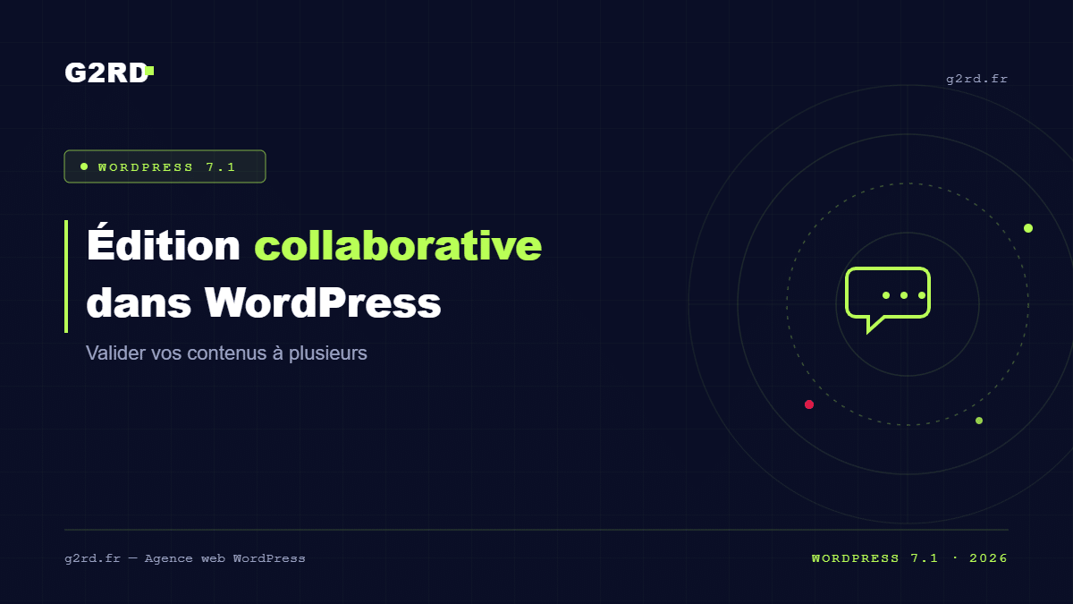 Édition collaborative dans WordPress — G2RD Agence Web